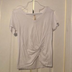 Altar’d State White knotted Tee Shirt